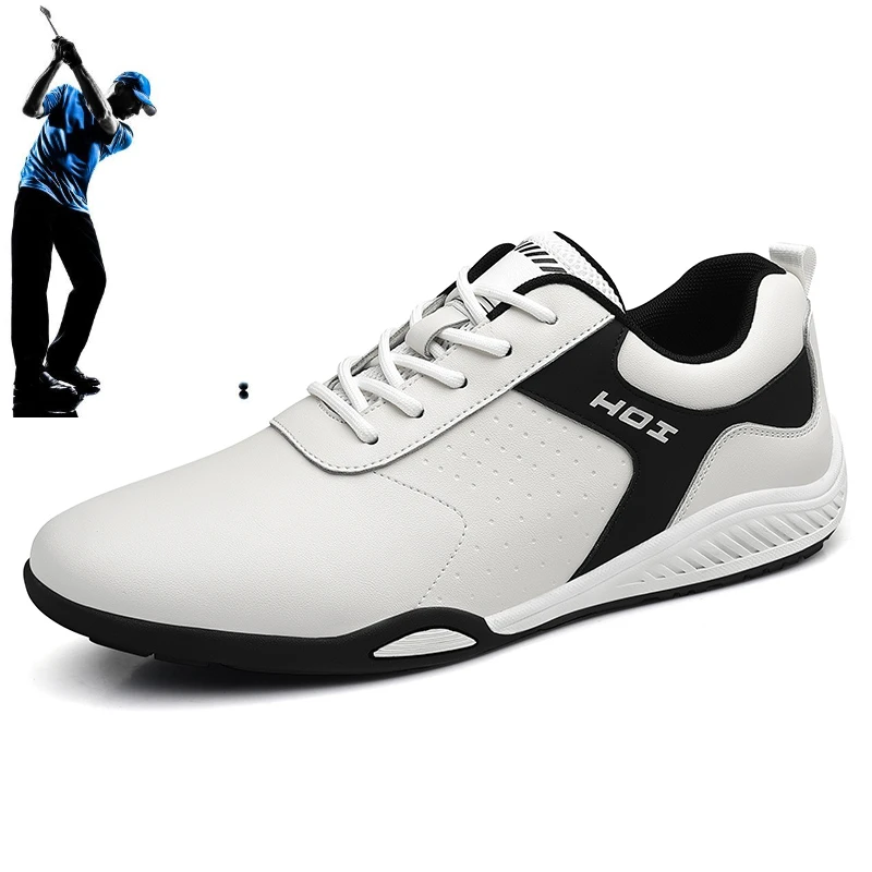 

New Product Dingless Comfort Golf Men's Leisure Walking and Running Shoes Outdoor Fashion Fitness Shoes