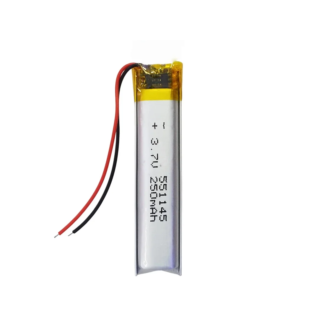 551145X Lithium Battery Compatible 551045 551245 501050 For Voice Recorder Bluetooth Headset 250mAh