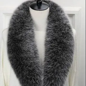 Natural fox raccoon silver fox fur collar neck neck ladies fur decoration, high street private made