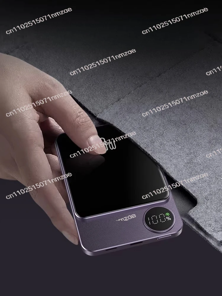 

Магнитный Power Bank, ультратонкий, компактный и портативный мобильный источник питания, подходящий для мобильных телефонов