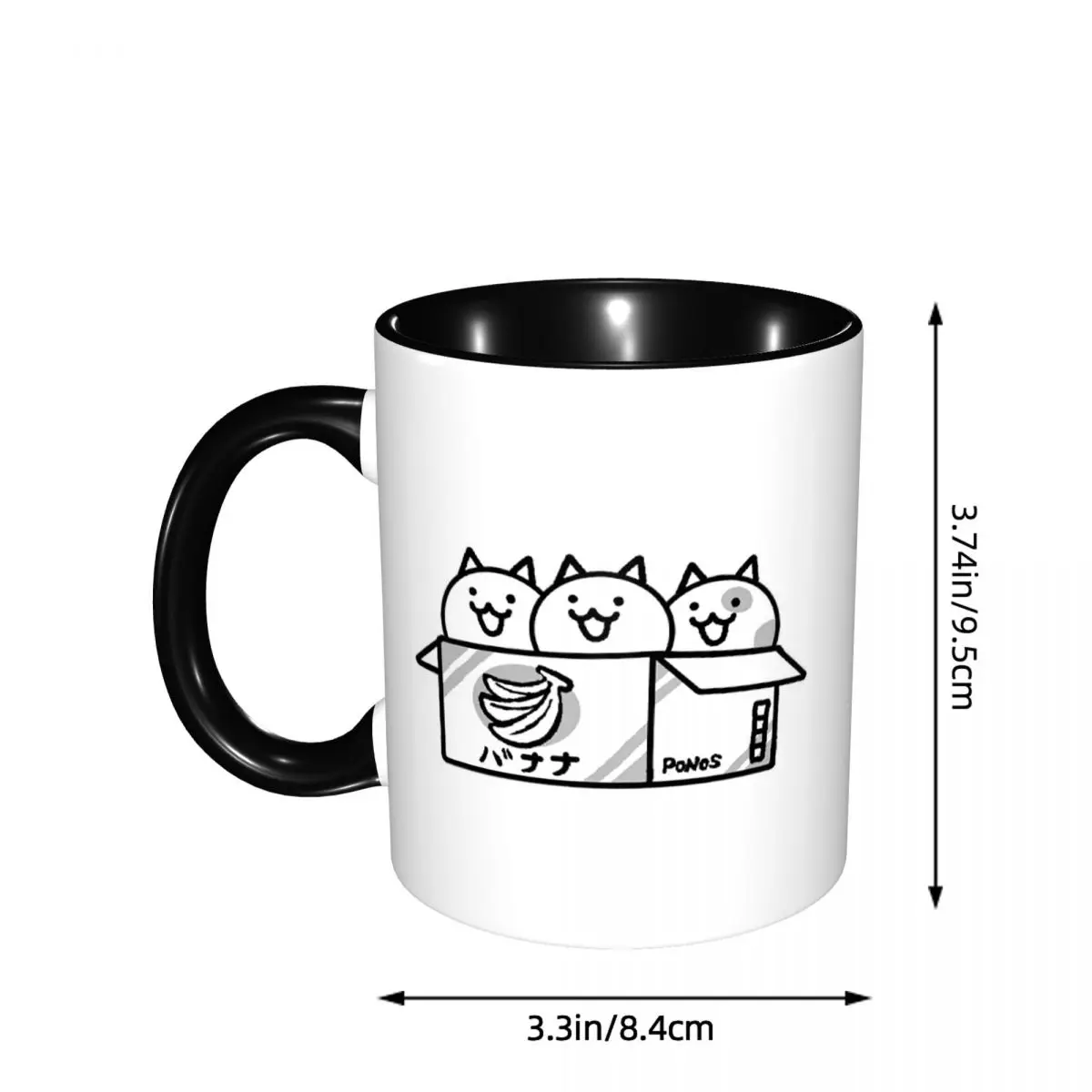 Battle Cats Mug Funny Ceramic Coffee Cups Tea Mugs Milk Cup Drinkware Gifts for Friends