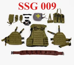 SSG009 Soldierstory 1/6 Scale Female Agent Action Figure with Removable Chesthanging Accessories