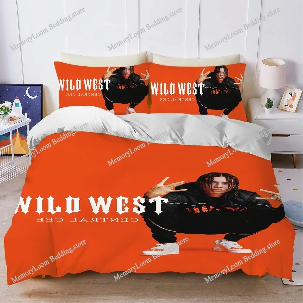 

Rapper C-Central Cee Duvet Cover Set Home Style Bedding Soft Laundry Cotton Bed Four Seasons Student Dormitory Home Textile963