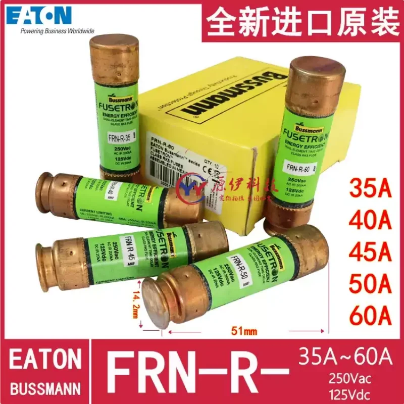 BUSSMANN fuse FUSETRON fuse FRN-R-60-50-45-40-35 250V/60A