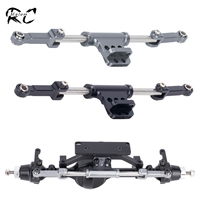 Aluminium  Scale Hydraulic Steering Link Kit for 1/10 RC Crawler Car D90 D110  4WD Yota ll Axle  Upgrade Parts