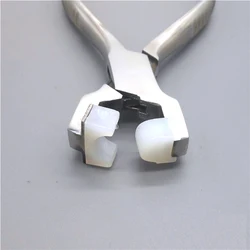 Professionelle Edelstahl Verhindern Verletzungen Flache Nylon Jaw Zangen für DIY Schmuck Werkzeuge