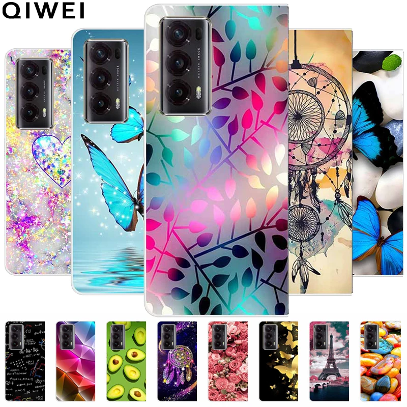 For Honor Magic V2 5G Case Cute Fashion Painted Hard Clear Shell for Honor Magic V2 5G Transparent Covers V 2 Funda Bag MAGICV2