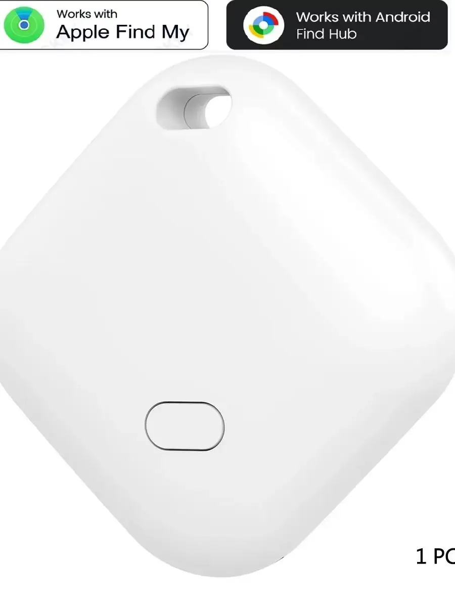 Mini-GPS-Dual-System-Tracker für Apple Find My/Android Google Find Hub App, Gegenstandsfinder für Taschen/Schlüssel, Smart Bluetooth-Tracker