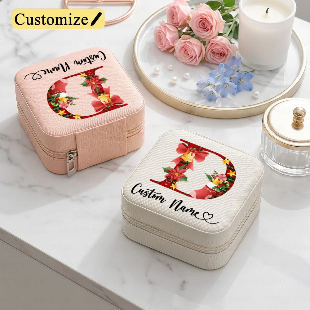 Personalized Name Christmas Jewellery Storage Box