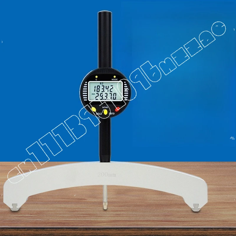 Electronic Digital Display Radius Gauge, Radian Measuring Instrument R Gauge, Arc, Radius Range 5-700mm