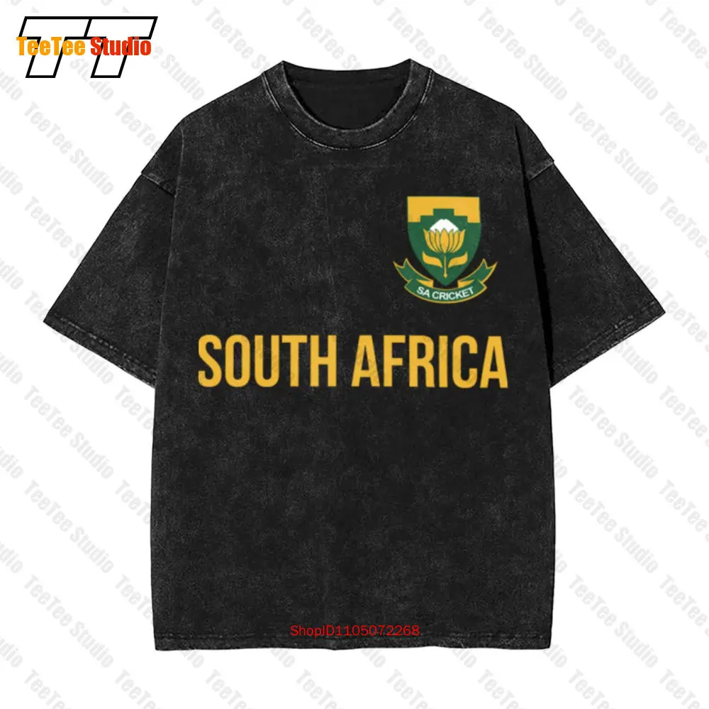 

Крикет Южная Африка Джерси Стиль Поставщик фанатов Мужская винтажная футболка большого размера QBJY