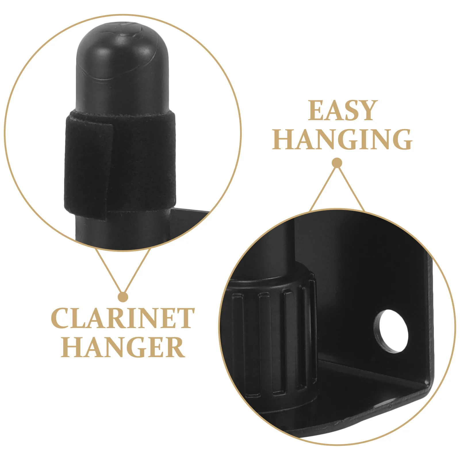 

Clarinet Reed Holder Fluting Stand Wind Instrument Wall Mount Hangers Stands Black Floor