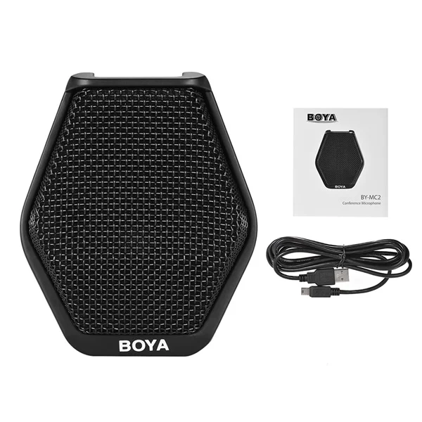 BOYA BY-MC2 USB Condenser Desktop Conference Computer Microphone for Windows Mac Laptop for Business Meeting, Seminar, Speech