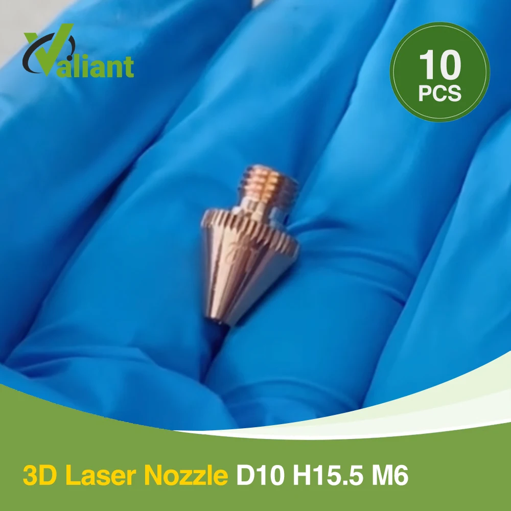 10Pcs/Lot  New High Quality Copper Fiber Laser Nozzle 3D Tube Cutter D10H15.5M6 for Adige BLM 3D Laser Cutting Machines