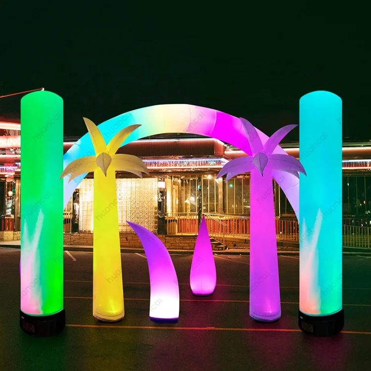 

Advertising LED RGB Colorful Inflatable Pillar Inflatable Column Inflatable Tube Forcommercial Wedding Party Club Decoration