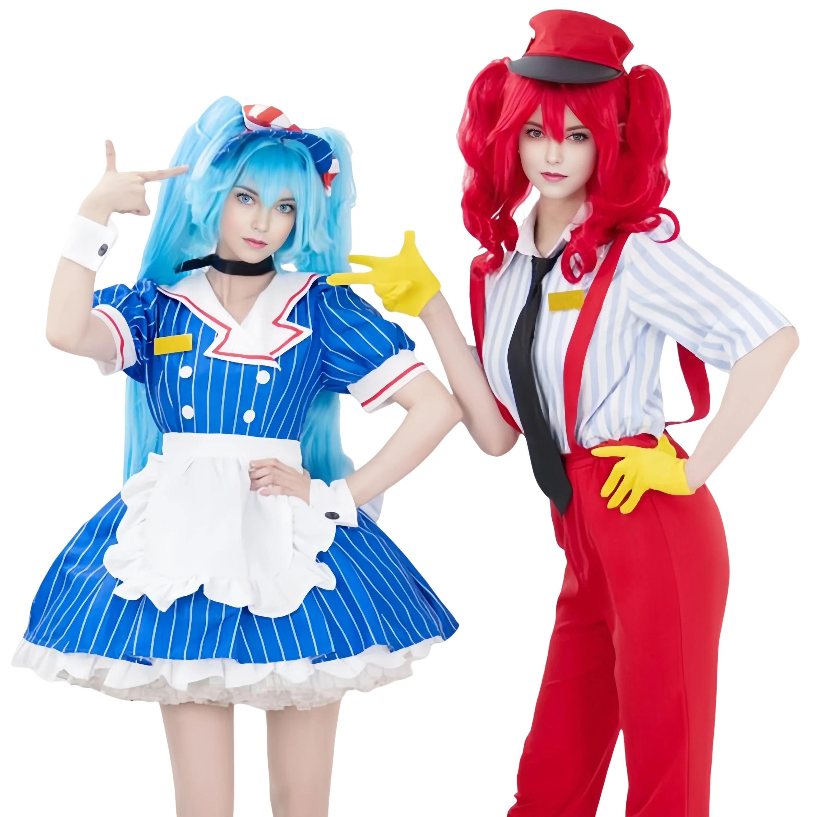 Miku Mesmerizer Cosplay Costume Teto Miku Cosplay Wig Anime Maid Outfit Role Play Uniform Carnival Party Dress Suit Women