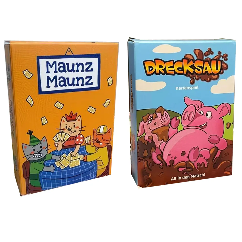 Chicken Chiu Chiu Card Game Maunz Maunz Drecksau Black Sheep Piou Piou Party Intellectual Toy Board Game for Socializing And Fun