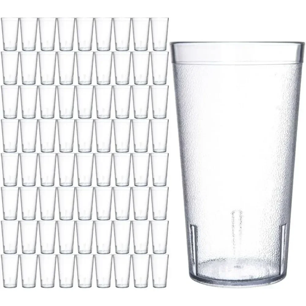 

20 Ounces Luxury Glass Cups for Water Catering Kitchens Clear Glass Cup Set (Pack of 72) Drinking Glasses Set Drinkware Beer Mug