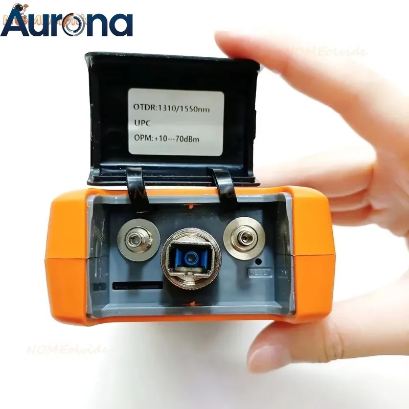 【Smart】MINI HJ1000 OTDR 1310/1550/1610/1625/1650nm 24/22dB OTDR Active Fiber Reflectometer Live Test VFL OLS OPM Event Map Ethe