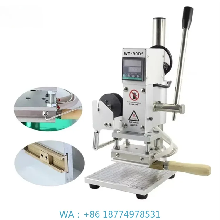 Semi‑Automatic Multi‑Function Hot Press Accessory Copper Mold for Leather Hot Stamping Embossing Craft Processing