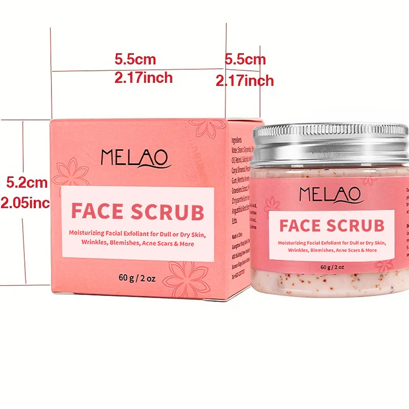 Natural Exfoliating Salt Scrub & Body and Face Souffle helps with Moisturizing Skin, Acne, Cellulite, Dead Skin Scars,Wrinkles