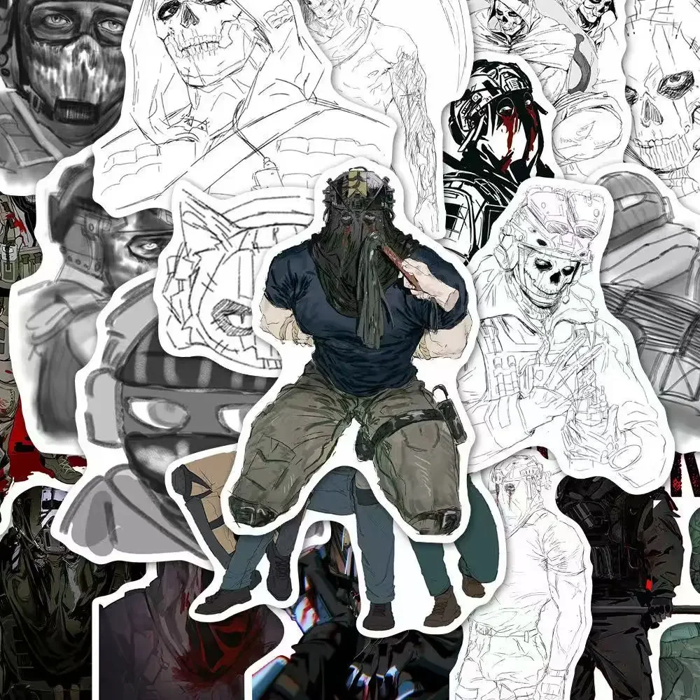 118 шт. Call of Duty COD призраки мультфильм граффити наклейки телефон гитара ноутбук чемодан водостойкая наклейка дети