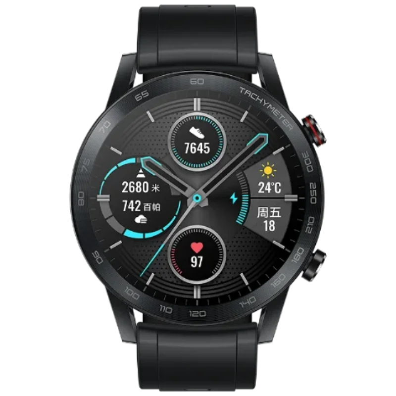 

HONOR MagicWatch 2 46 мм Смарт-часы Оригинальный Bluetooth-вызов 14 дней Срок службы батареи Телефонный звонок Монитор сердечного ритма GPS