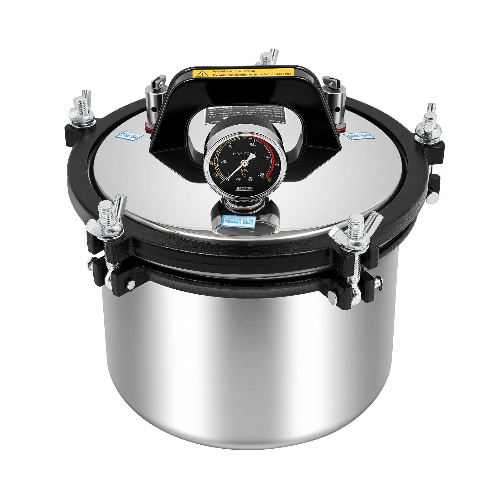8 Lab Autoclave, Por   Steam Autoclave for Lab Equipment, 1.2KW 264.2? Stainless Steel High Pressure Steam Cleanin