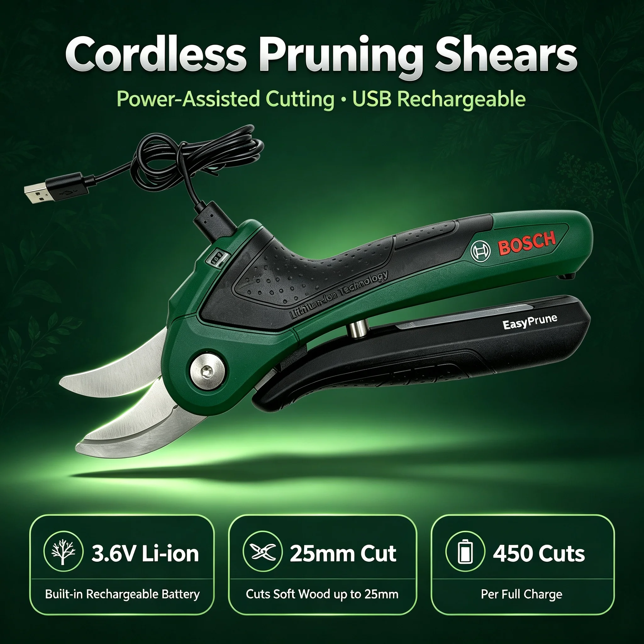 Bosch 3.6V Cordless Smart Prun - Smart Garden Bosch review and price