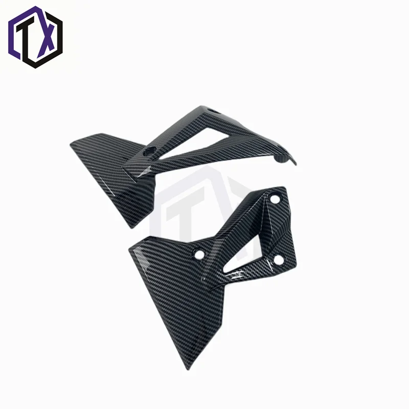 Motorcycle carbon fiber paint Frame panel cover radiator side panel fairing ABS kit for Kawasaki Z400 2018,2019,2020, 2021,2022