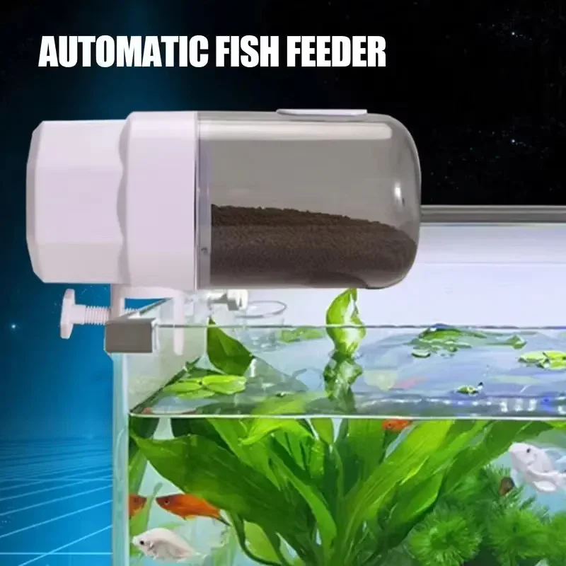 

Fish Tank Automatic Feeder Aquarium Fish Feeder Intelligent Timer Feeder Fish Tank Fully Automatic Feeder Aquarium Accessories