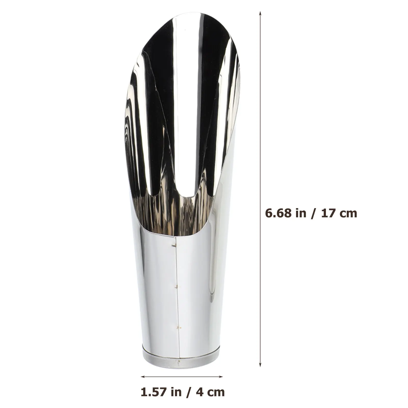 Stainless Steel Compact Garden Shovel Lightweight Handheld Soil Scoop for Bonsai Flowers Vegetable Planting Garden Bucket