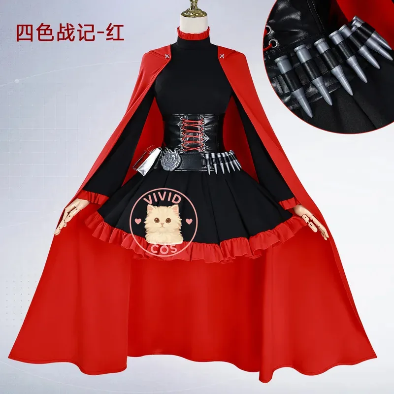 

ABC123 аниме косплей костюм розовый Schnee Belladonna Xiao Longo одежда для ролевых игр для женщин и взрослых комикс для Хэллоуина