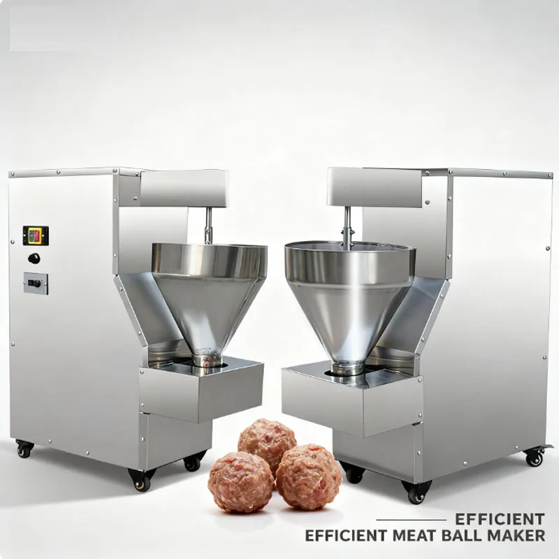 آلة كرات اللحم الأوتوماتيكية بالكامل آلة كرات اللحم البقري والدجاج وآلة كرات اللحم التجارية