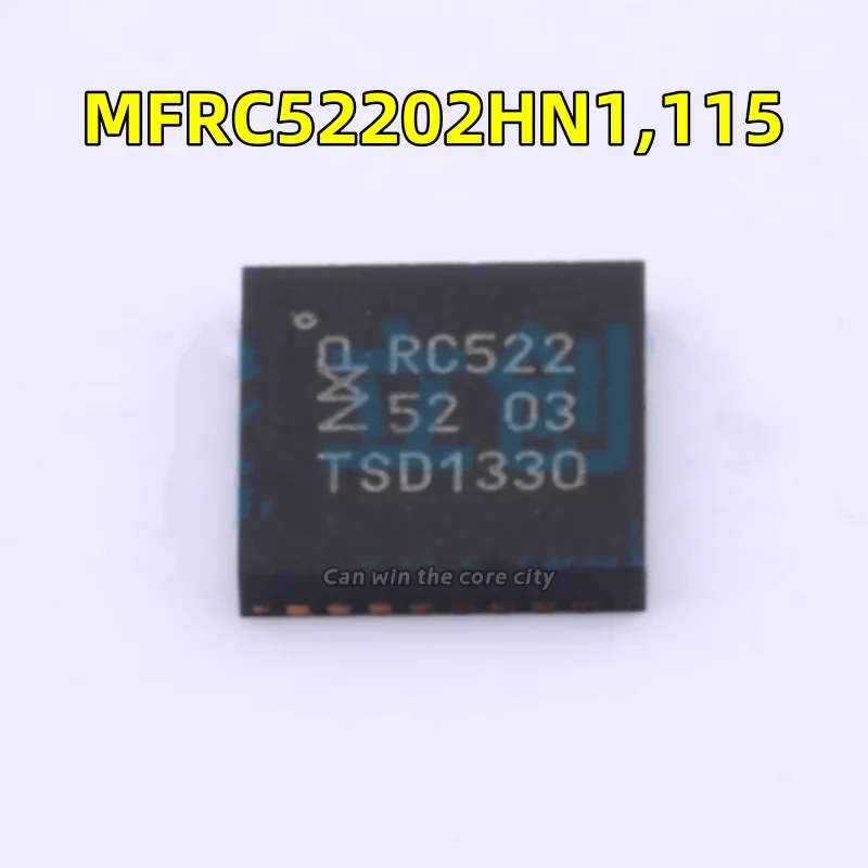 5-100 PCS/LOT new MFRC52202HN1,115 screen printing RC522 QFN-32 RF card chip RFID non-contact