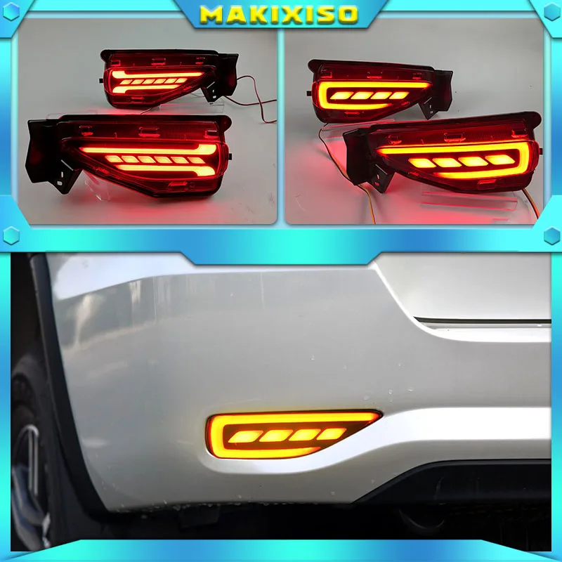 

2 шт., Светодиодный отражатель для Toyota Fortuner SW4 2015-2020