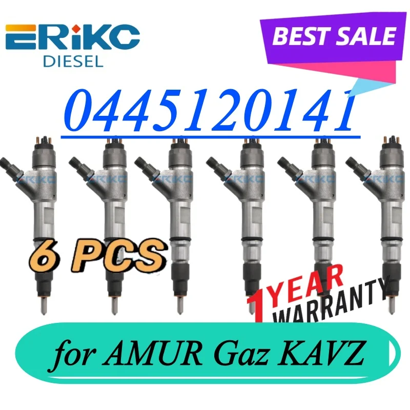 0445120141 0433172092 Common Rail Diesel Injector 0 445 120 141 Auro Engine Assembly 0445 120 141 for Gaz Sadko MMZ Series