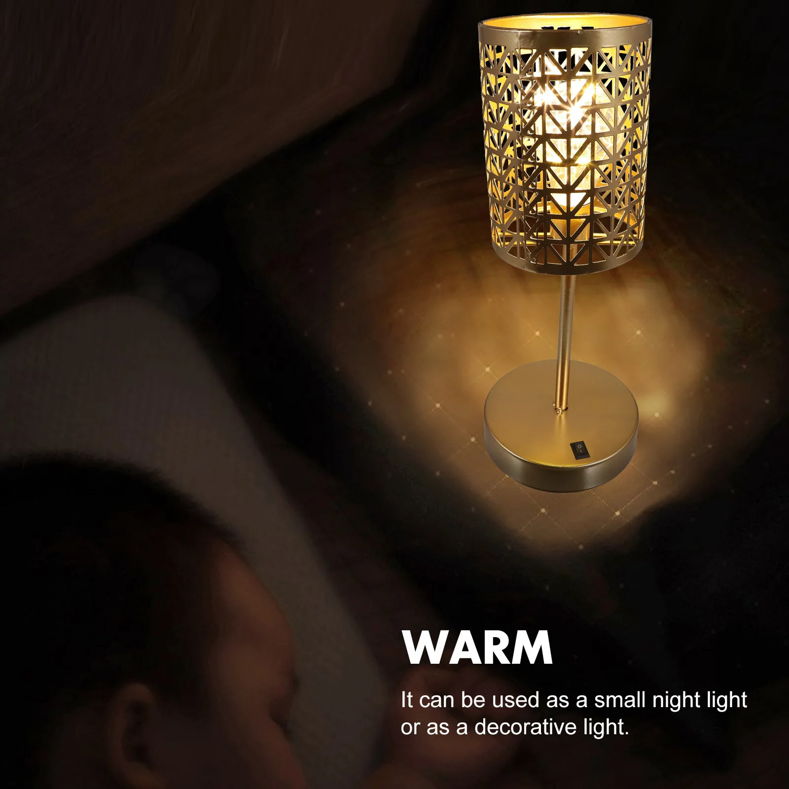 

1Pcs Bedside Light Modern Nordic Table Lamp USB Night Light Home Decorative Warm Bedroom Lamp Chic Design