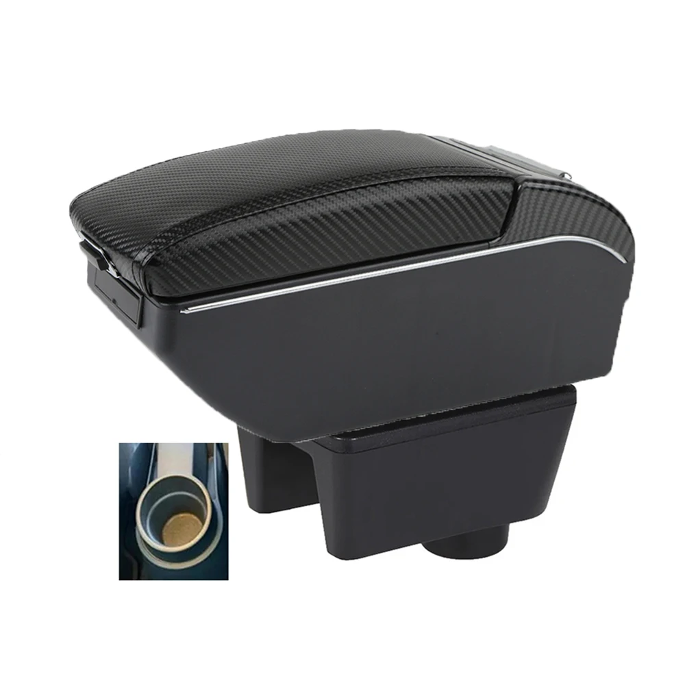 For Seat Ibiza 6J 6L Armrest Box Seat Ibiza 6J 6L Storage Box Arm Bracing central control panel elbow support for drivers