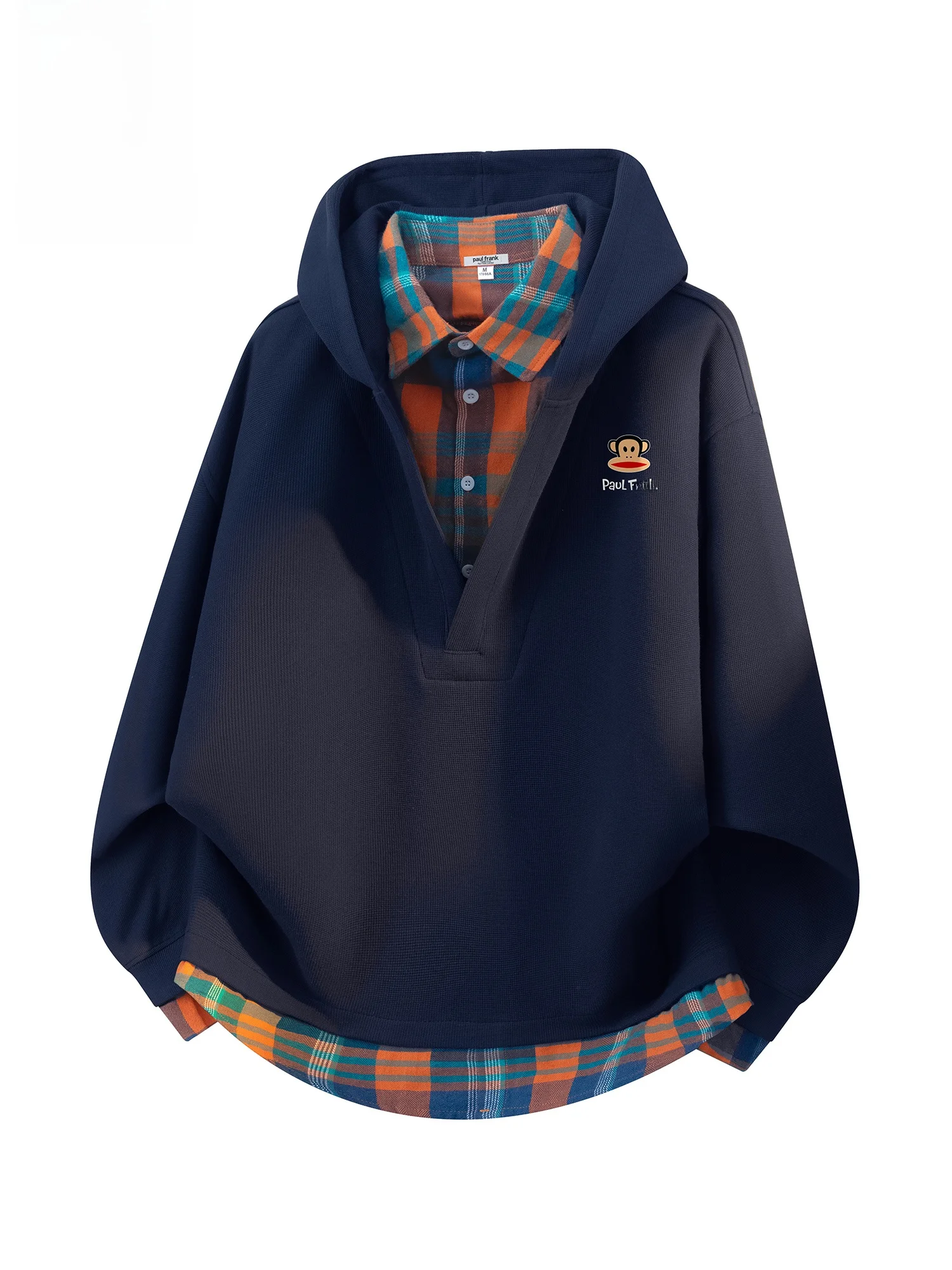 

PaulFrank Monkey Design Hoodie irt Collar Men's Spring Cheered Long Sve Soft Polyester Casual Comfortable Sweatirt