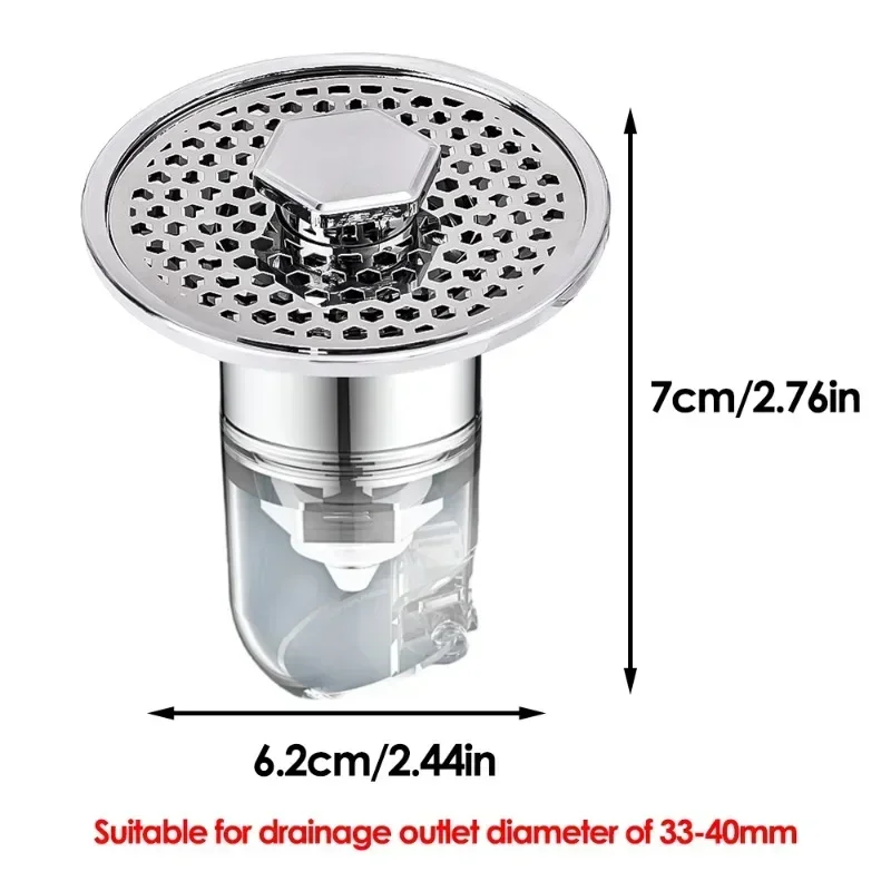 5/1PC Universal Bathroom Basin Pop-Up Bounce Core Sink Hair Catcher Drain Filter Bathtub Stopper Basin Strainer Bath Accessories