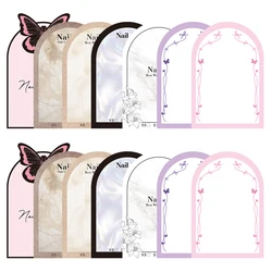 20pcs 8.5x12.5cm False Nails Display Cards Handmade Nail Tips Portable Nail Art Storing Cardboard Manicure Nail Packaging Cards