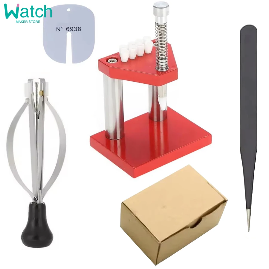 Watch Hand Needle Remover Presser Portable Wristwatch Plunger Puller Accurate Parts Watchmaker Repair Fittings Tools Red