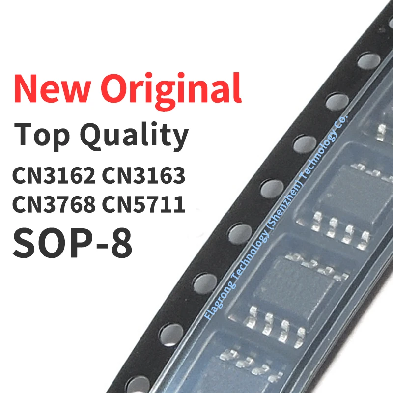 10 Pieces CN3162 CN3163 CN3153 CN3768 CN5711 SOP-8 Chip IC New Original