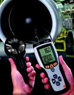 Portable Digital Wind Speed & Air Volume Measuring Instrument with Temperature Test Function Model