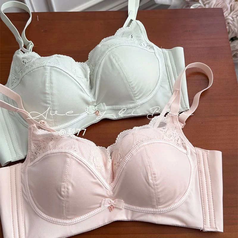 

Lenceria Sexy Bras for Women Anti Sagging Lace Bra Push Up Girl Adjustable Non Wire Lingerie Bralette Mujer Femme Sujetadors