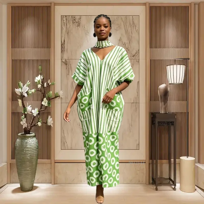 Ropa Africana de Tallas Grandes para Mujer, Nueva Colección 2026, Vestido Dashiki Africano con Estampado Ankara de Poliéster, para Bodas, Fiestas y Eventos Nocturnos