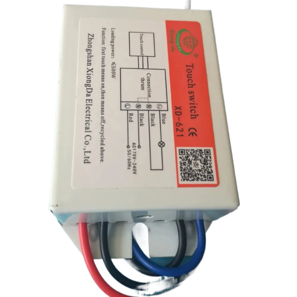 170-240V On/Off Touch Switch for Mirror Lamp Lighting Accessories 50/60Hz XD-621 All Types of Lamps on the Medium
