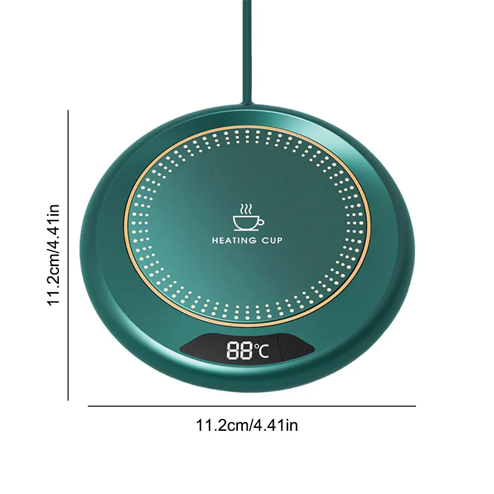 القهوة مدفأة القدح لمكتب شمعة دفئا لوحة اللمس الكهربائية المشروبات تدفئة 8H السيارات اغلاق كوب ذكي أدفأ ترموستات #6