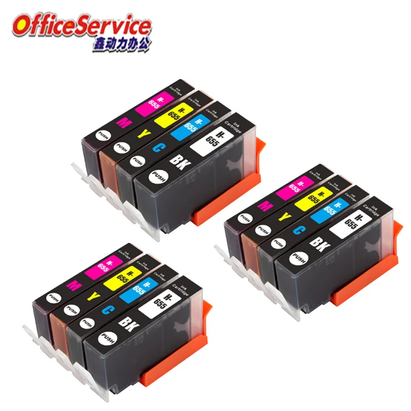 

655 ink Cartridge Compatible For HP655 HP 655xl, suit for Deskjet Ink Advantage 5525 6520 6525 3525 4615 4625 printer